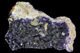 Purple Cubic Fluorite Crystal Cluster - Morocco #108713-1
